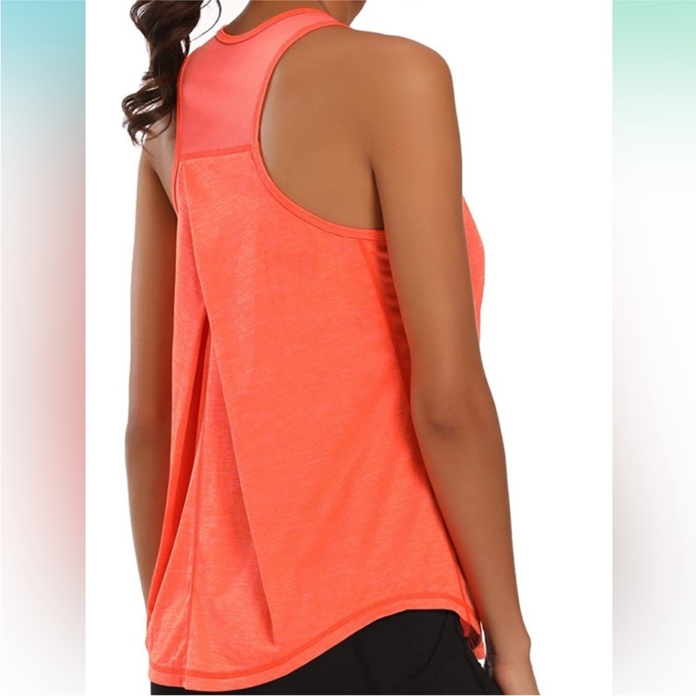Coral Women’s Athletic Racerback Tank Top Size XL